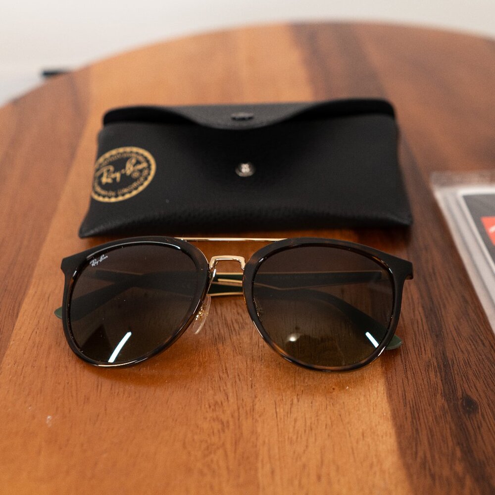 Ray-Ban RB4285 Polished Light Havana Brown Gradient - Never Worn